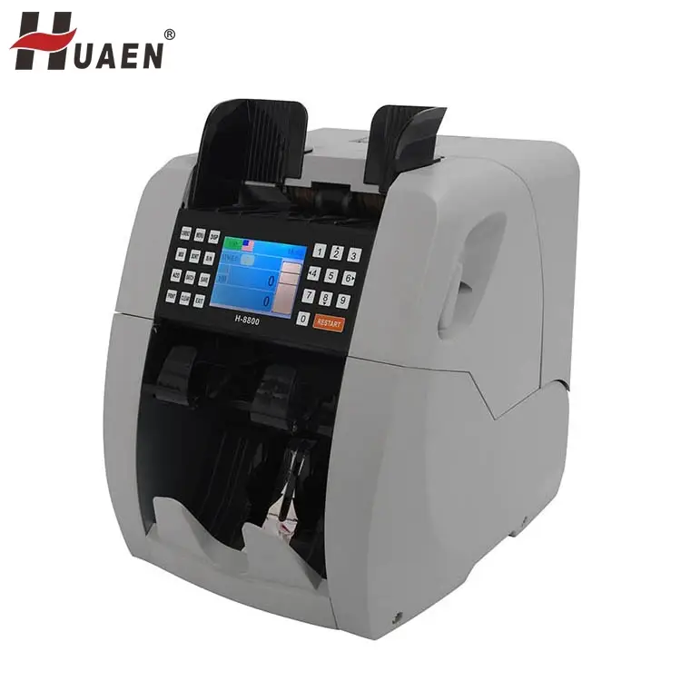 Contador de efectivo multidivisa con pantalla LCD Contador de dinero H-8800 1