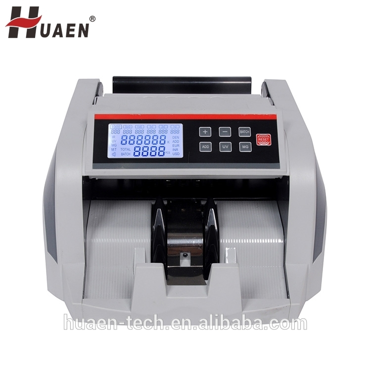 HUAEN - LCD display automatic banknote used money cash counter mix value counting 1