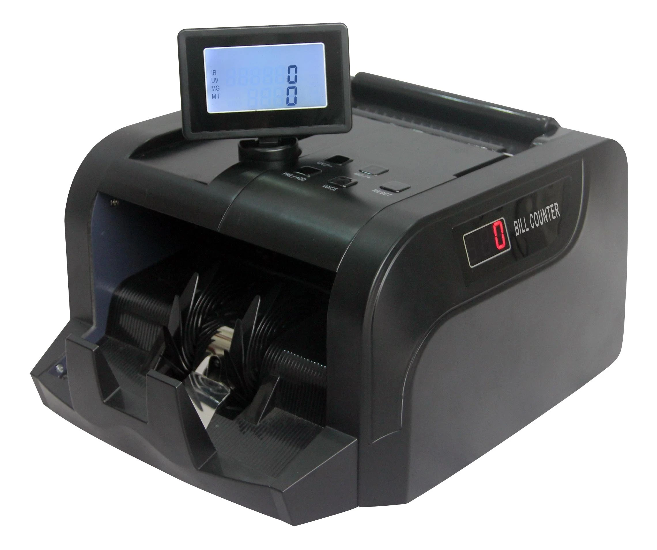 HUAEN - Portable Money Cash LCD Machine Bill Counter mix value counting 1