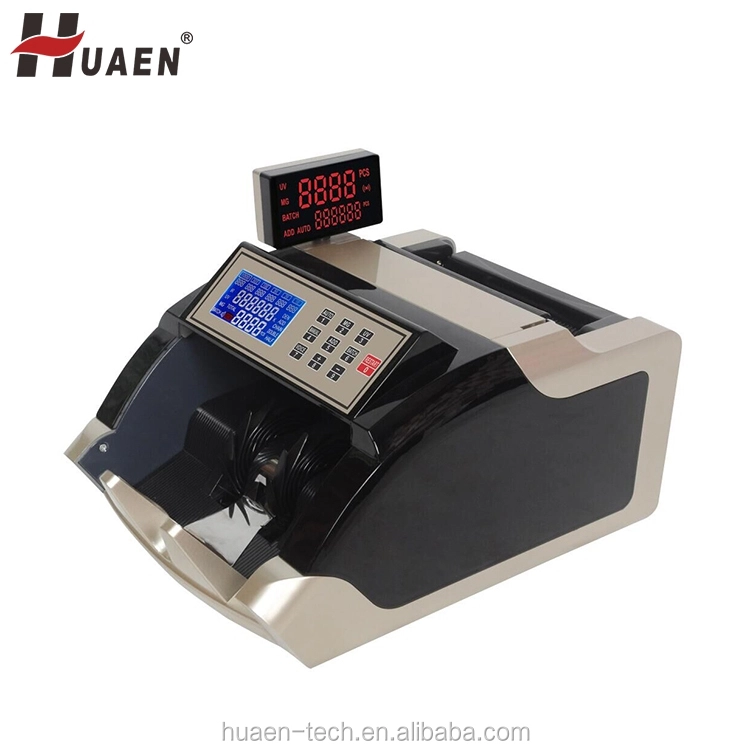 HUAEN - Wholesale euro paper counting counterfeit money bill detector mix value counting 1