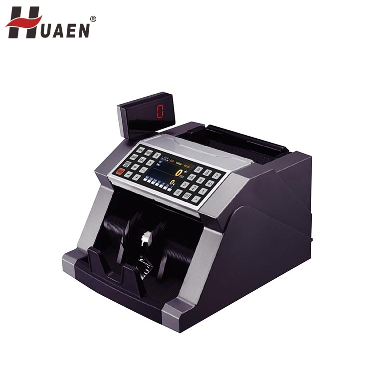 HUAEN - China factory LCD mini money currency counting checking machine mix value counting 1