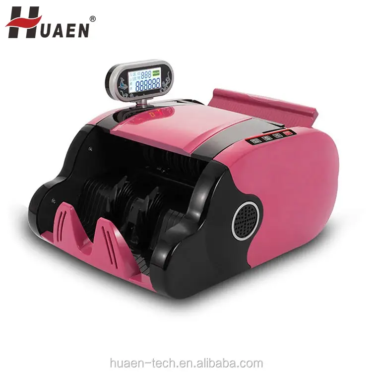 HUAEN - High accuracy money counting bank currency counting machine Multi-currency Counter  Detector 1
