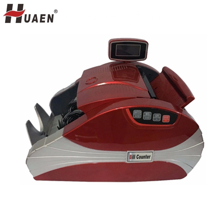 HUAEN - Sell Well Money Detector Multi-currency Banknote Money Cash Counter With LCD Display Multi-currency Counter & Detector 1