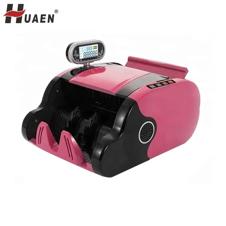 High End Pink Money Cash Currency Bill Counter Money Detector Machine For Bank 1