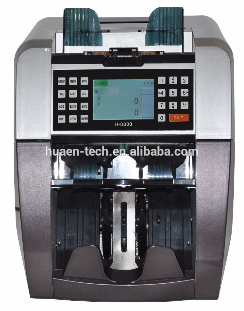 HUAEN - banknote sorter money counting machine currency sorter money detector Value for INR 10