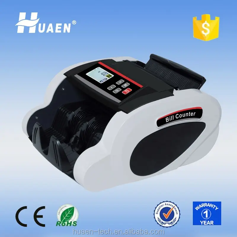 Quality bill counter with denomination detection factory price | HUAEN 7