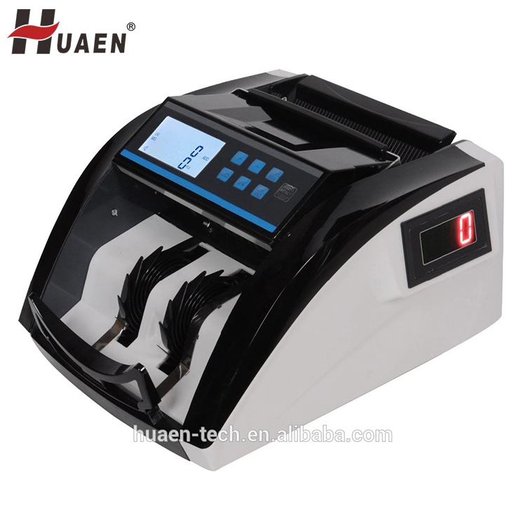 HUAEN - Bank Counterfeit Money Detector Intelligence Multi Currency Detector Equipment LCD Display 1