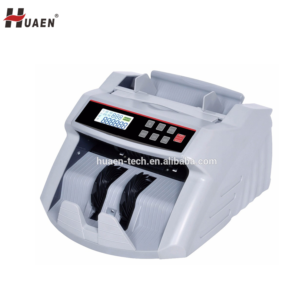 HUAEN - Ce certification euro money banknote counting machine with printer Bill Counter 7