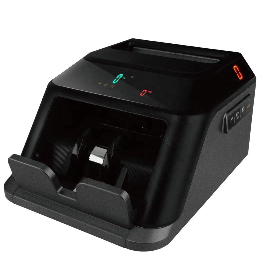 UV/MG/IR/MT bill counter/money counting machine 3 display with touch keys