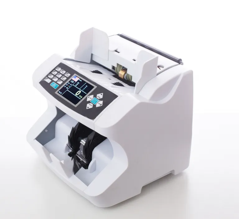 Front loading mixed value counter TFT display money counter intelligent money detector