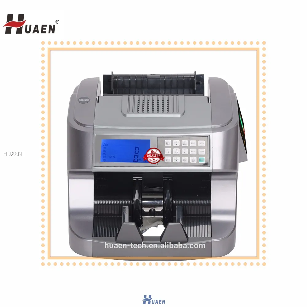 Top cash counting machine with fake note detector cost | HUAEN 1