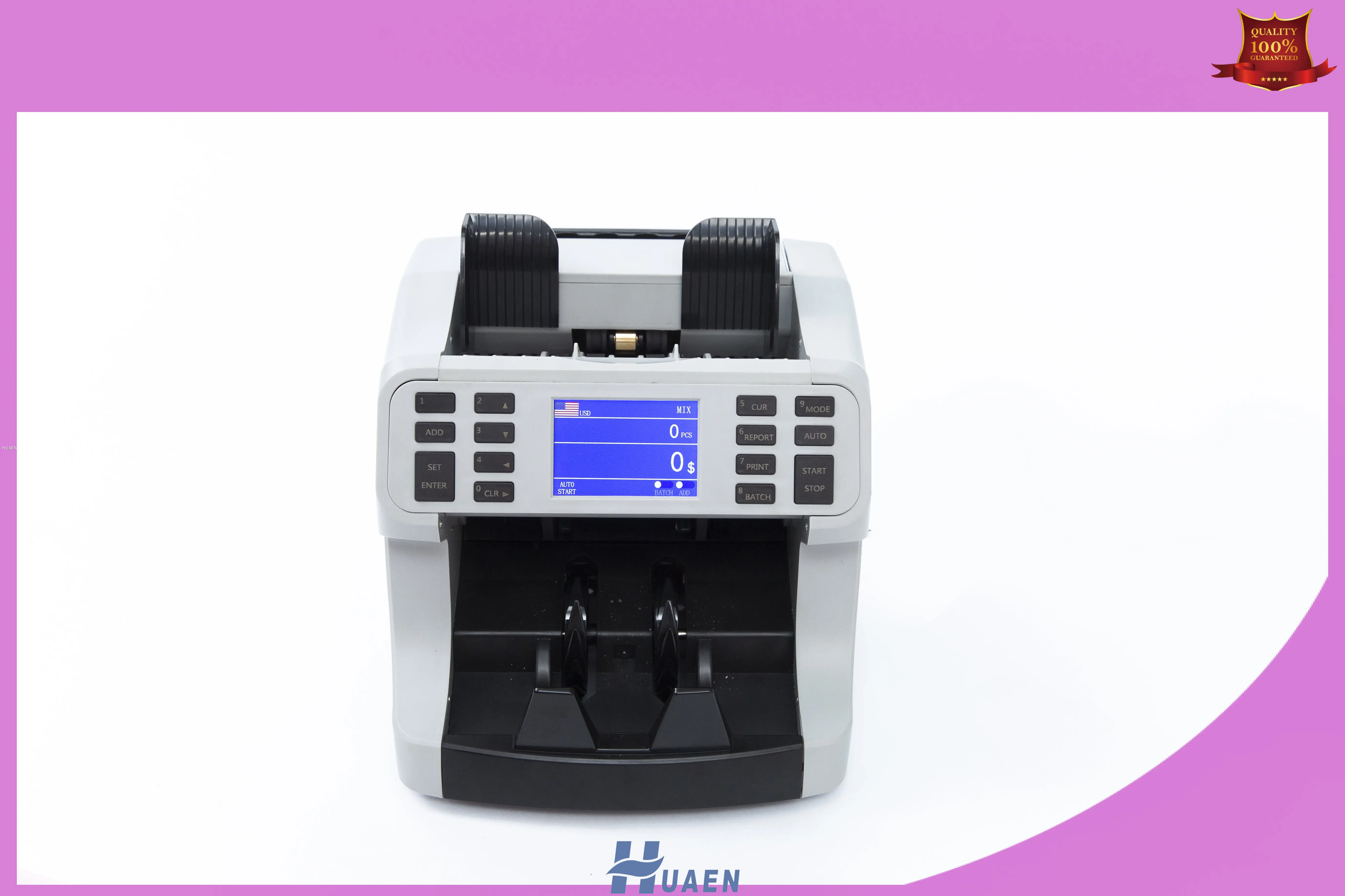 Customized mixed denomination currency value counter factory | HUAEN 1