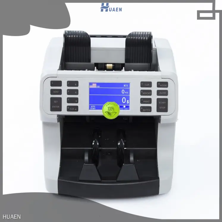 Professional mixed denomination currency value counter cost | HUAEN 1