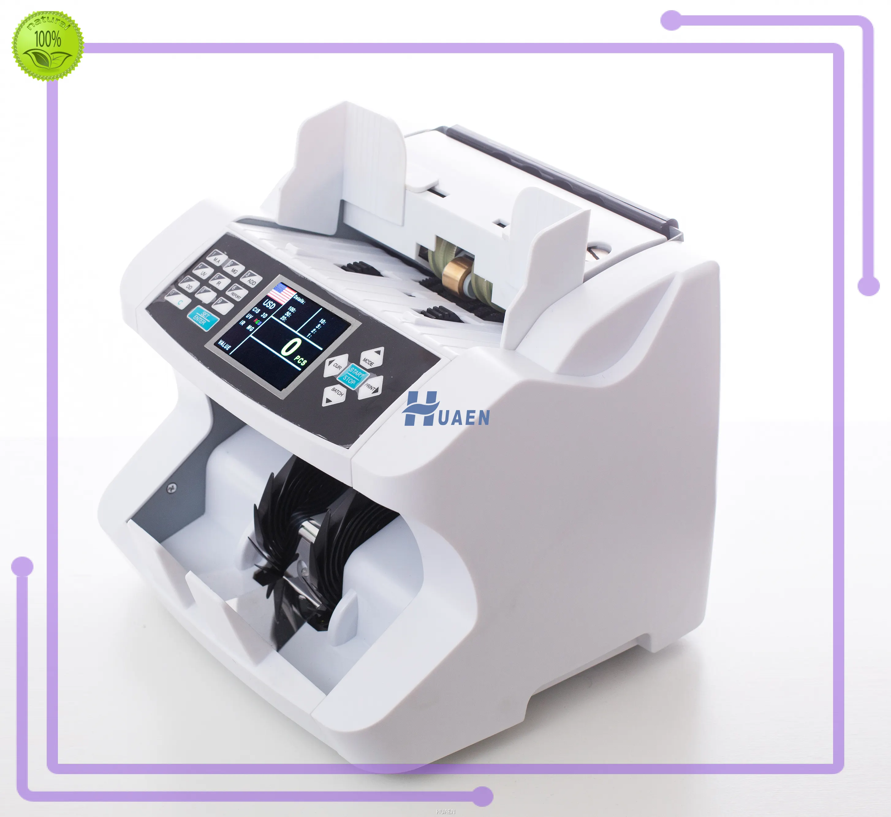 HUAEN | Professional multi currency value counter cost 1