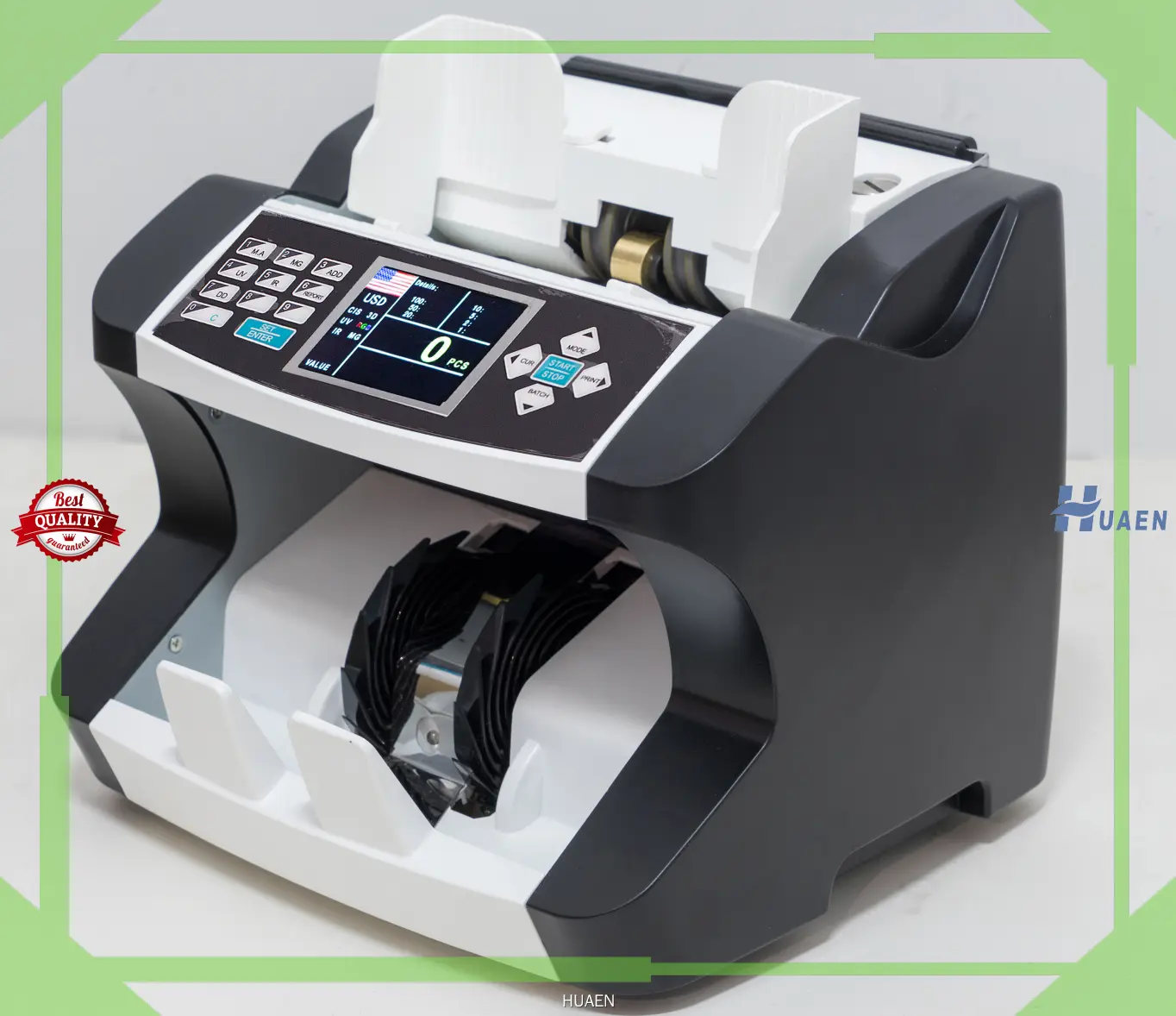 HUAEN | Professional money scanner machine cost 1