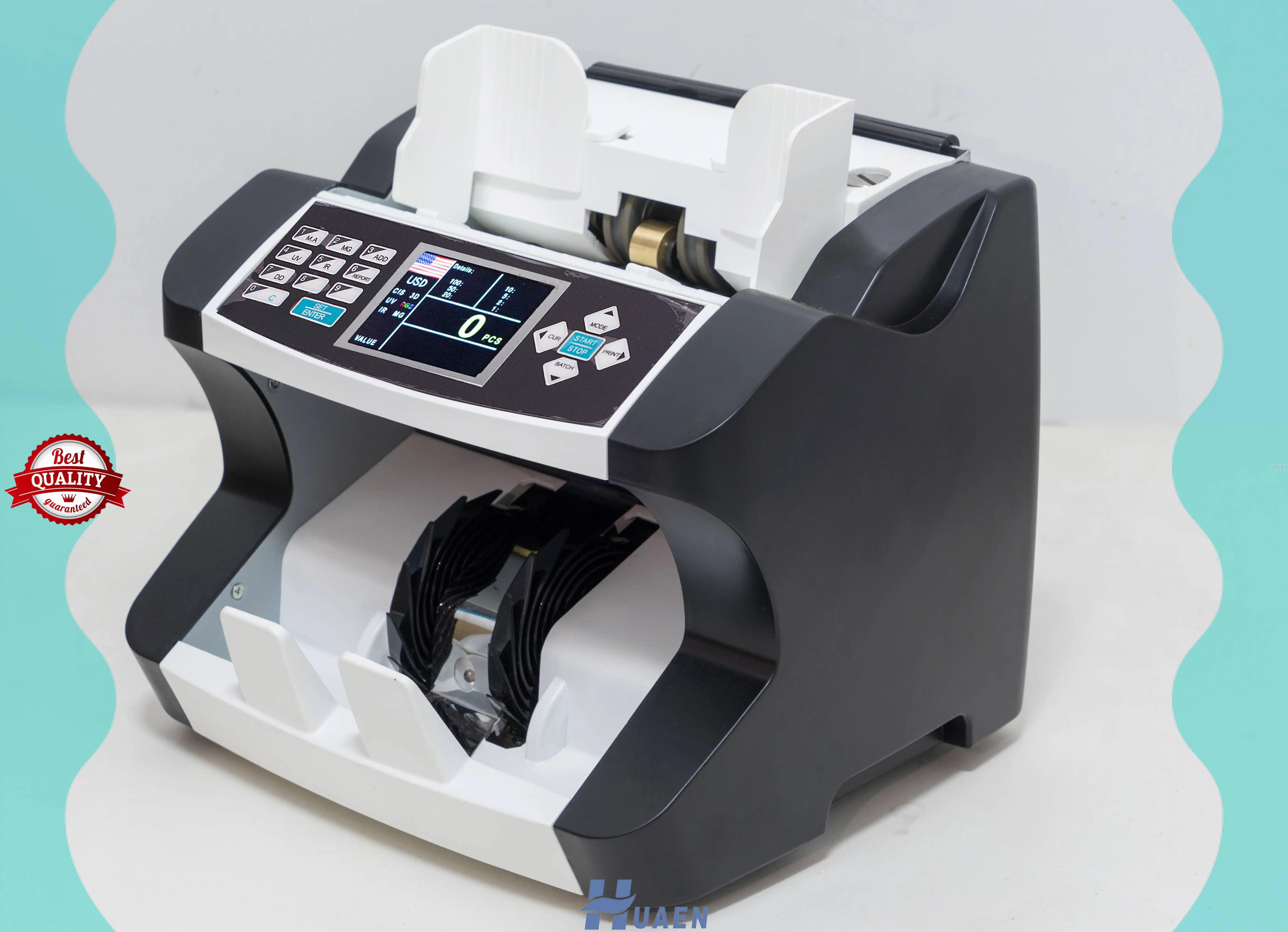 HUAEN | Custom mixed denomination currency value counter wholesale 1