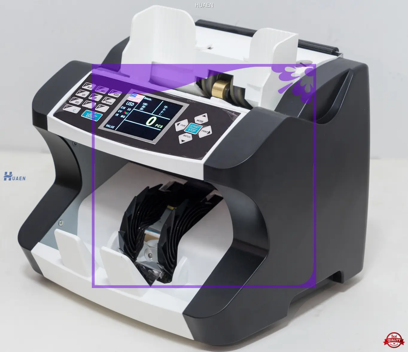 Latest money scanner machine maker | HUAEN 1