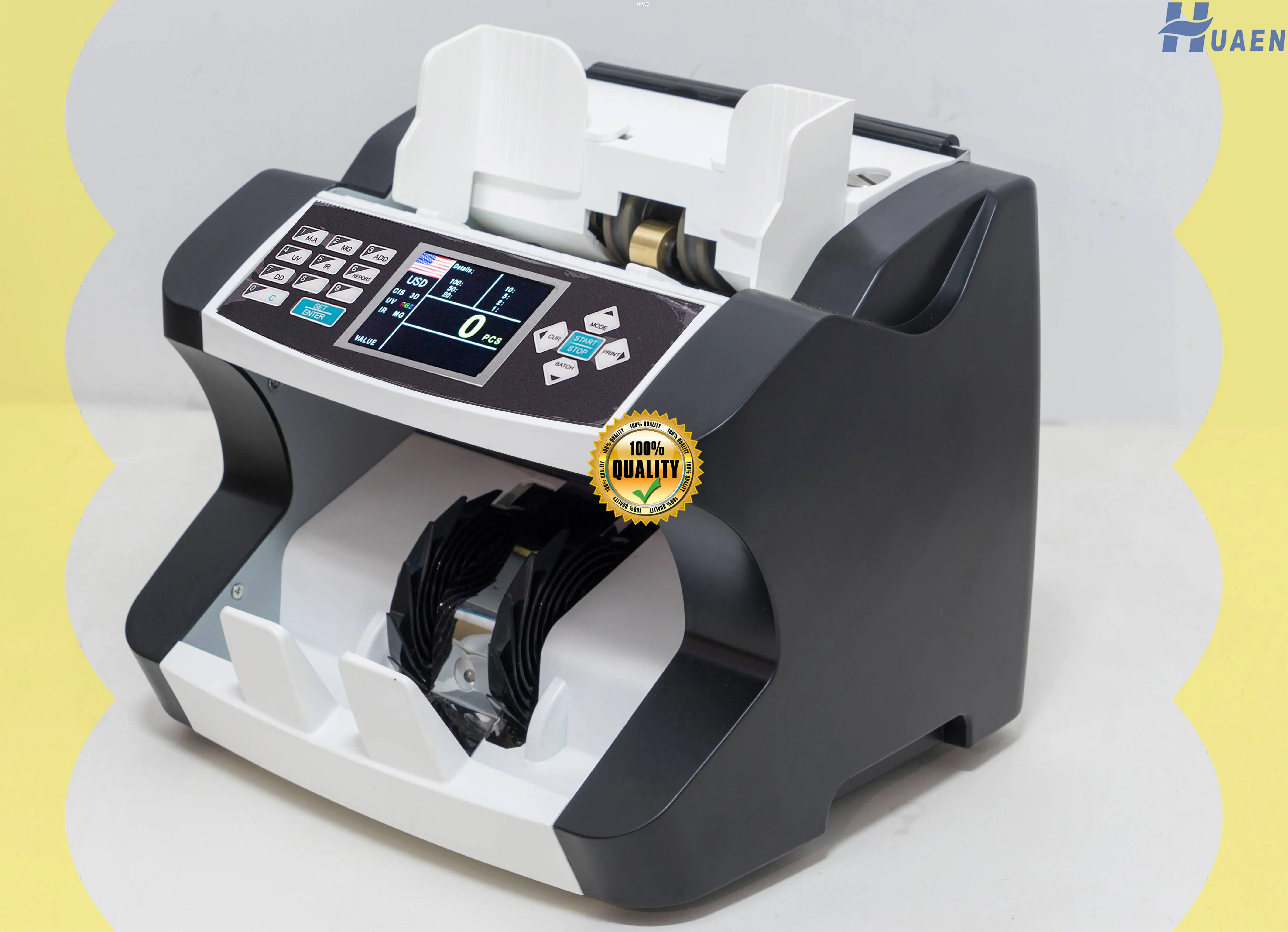 Custom mix value note counting machine price Manufacturer | HUAEN 1