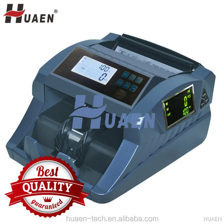 Custom cash counting machine with fake note detector for sale | HUAEN 1
