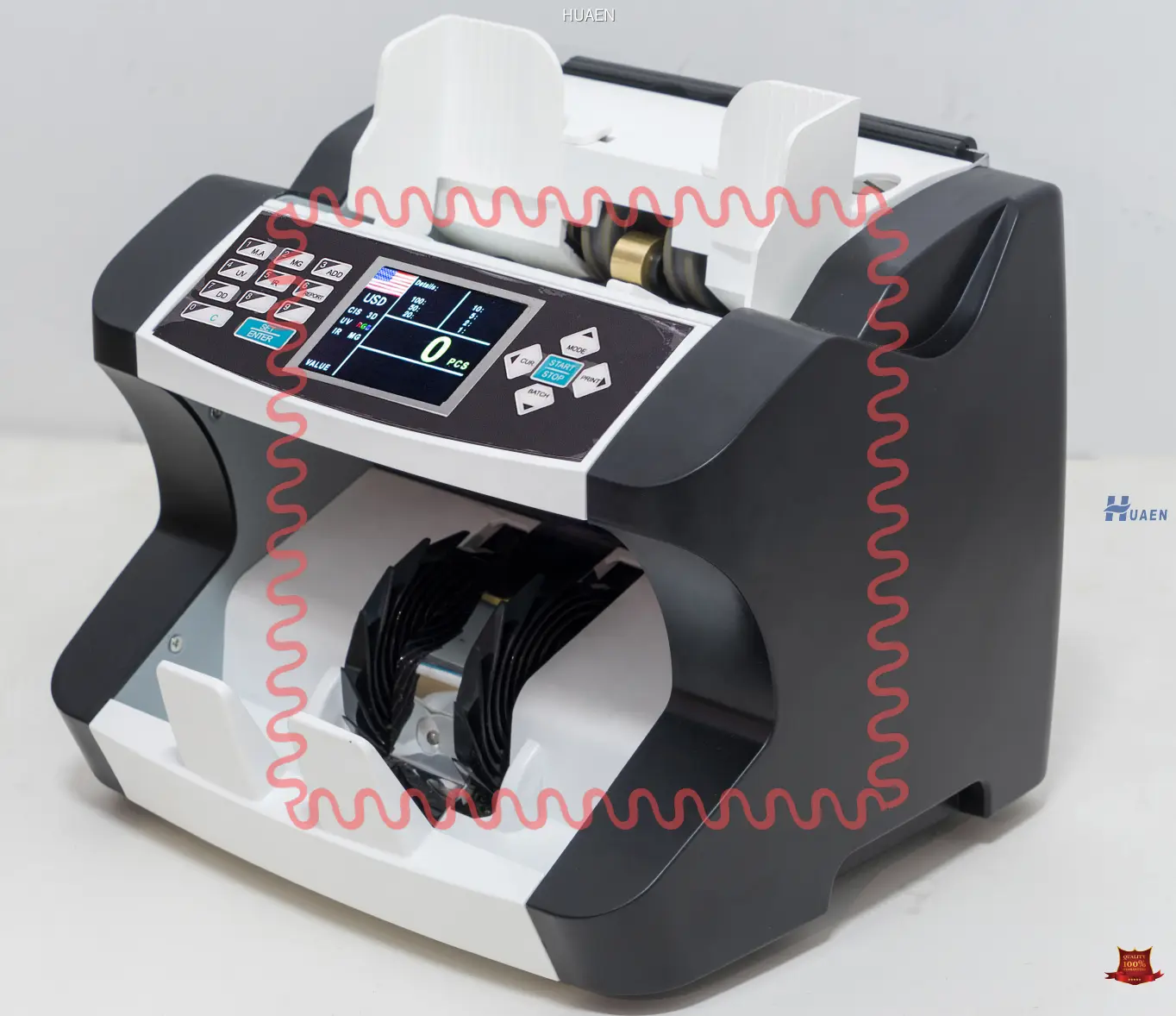 HUAEN | Best paper money detector supply 1