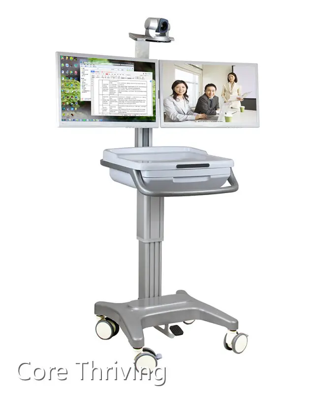 Dual Monitor Cart by Core Thriving 1