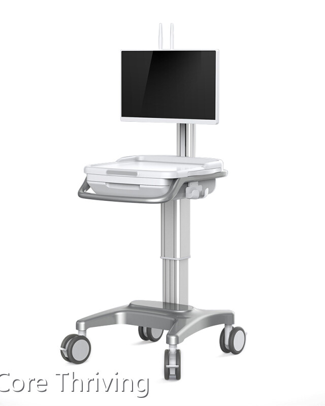Hospital Computer Cart on Wheels Products Wholesale - Core Thriving 1