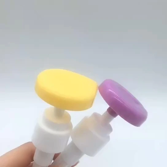 Fabricante de cabezales de bomba de 32 mm: opciones multicolor para esterilizar bombas hidráulicas, botellas de repuesto para productos de cuidado de la piel y dispensadores de emulsión. 1