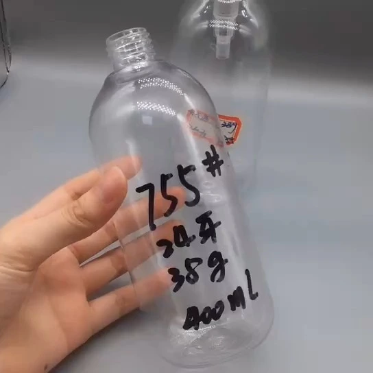 Wholesale empty plastic bottles BPA-free PET plastic containers with customizable logo and capacity 1