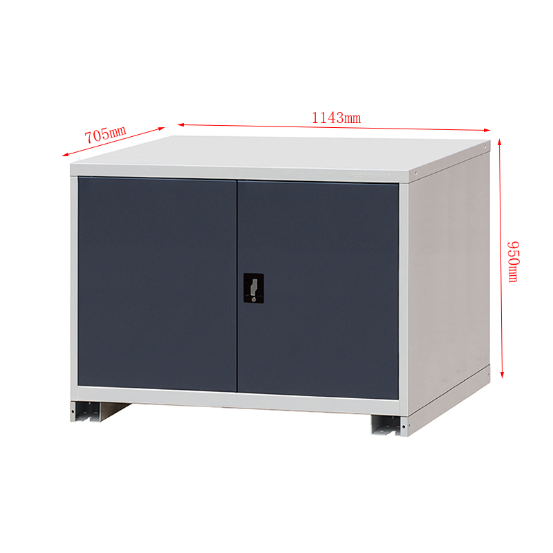 High-Quality Double Door Tool Cabinet with Lock, 1143*705*950mm, Blue Electrostatic Coating, Solid Structure 8