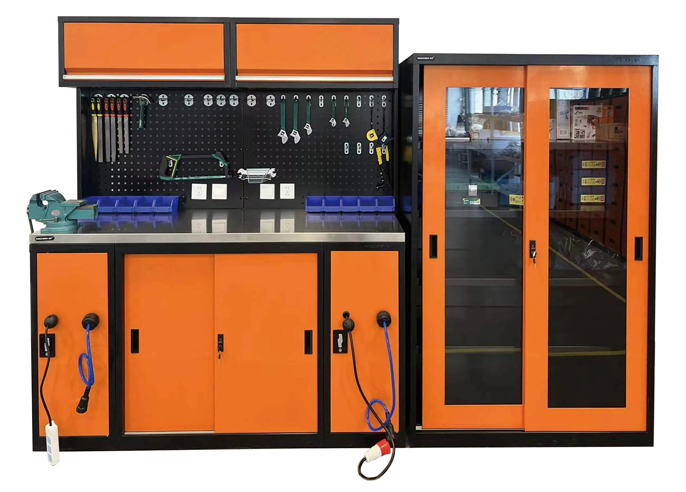 Heavy-Duty Six-Drawer Tool Cabinet with Safety Interlocking System 7