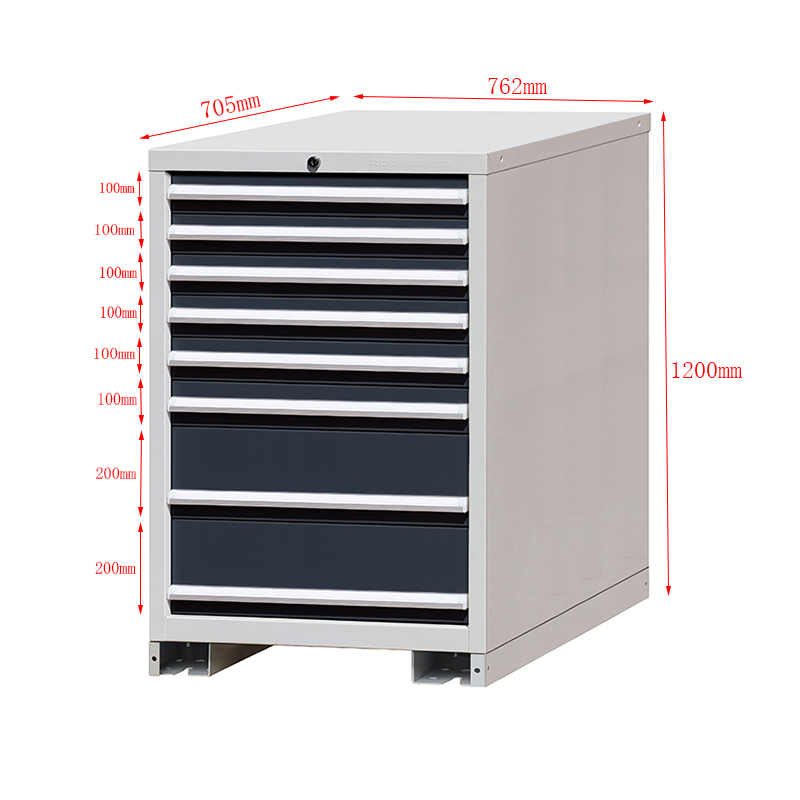 E100846-8B Factory supply garage workshop professional lockable steel heavy duty garage tool cabinet 9