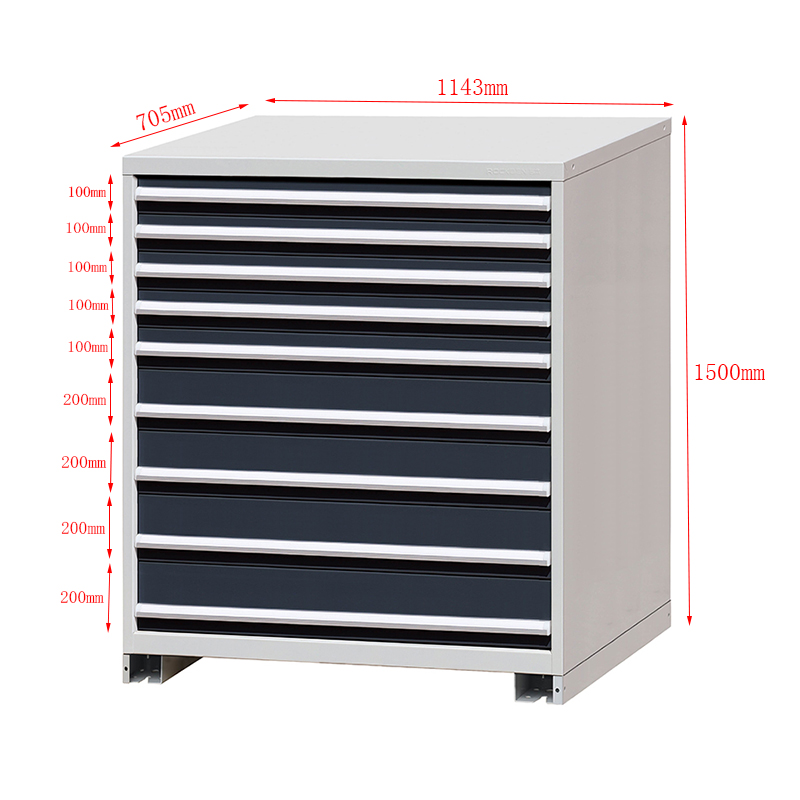 E101351-9B  Newly  arrived wholesale customized  professional metal hand tool cabinet  large tool set box in workshop 9