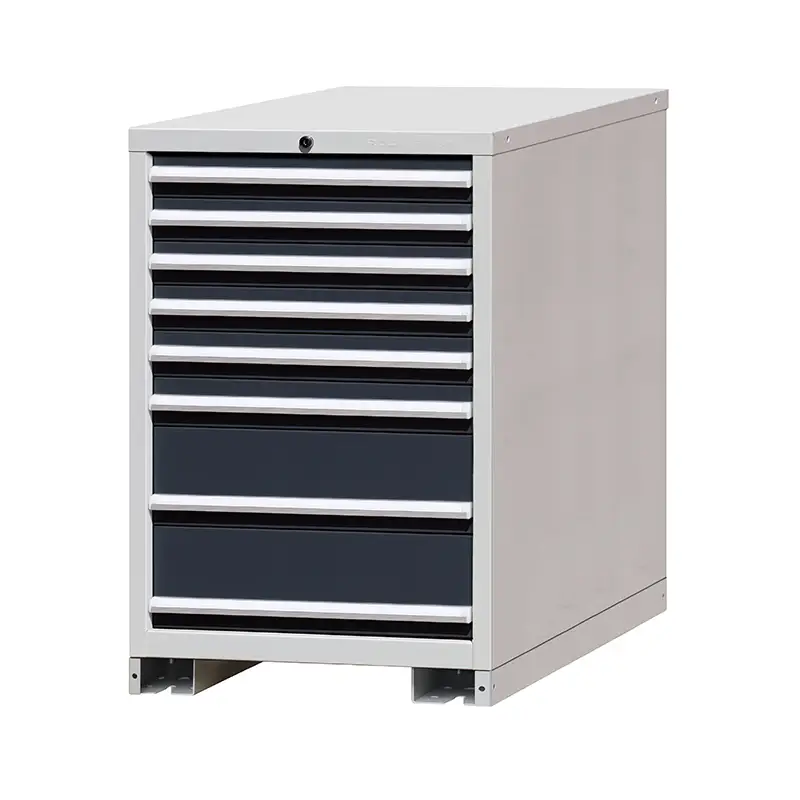 E100846-8B Pabrika Supply Garage Workshop Professional Lockable Steel Heavy Duty Garage Tool Cabinet 1