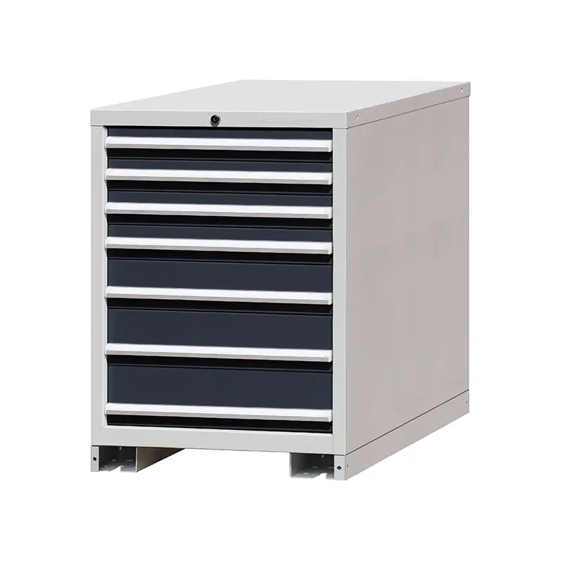 E100841-7B Pabrika Supply Garage Workshop Steel Professional Lockable Heavy Duty Stationary Modulare Drawer Cabinets 1