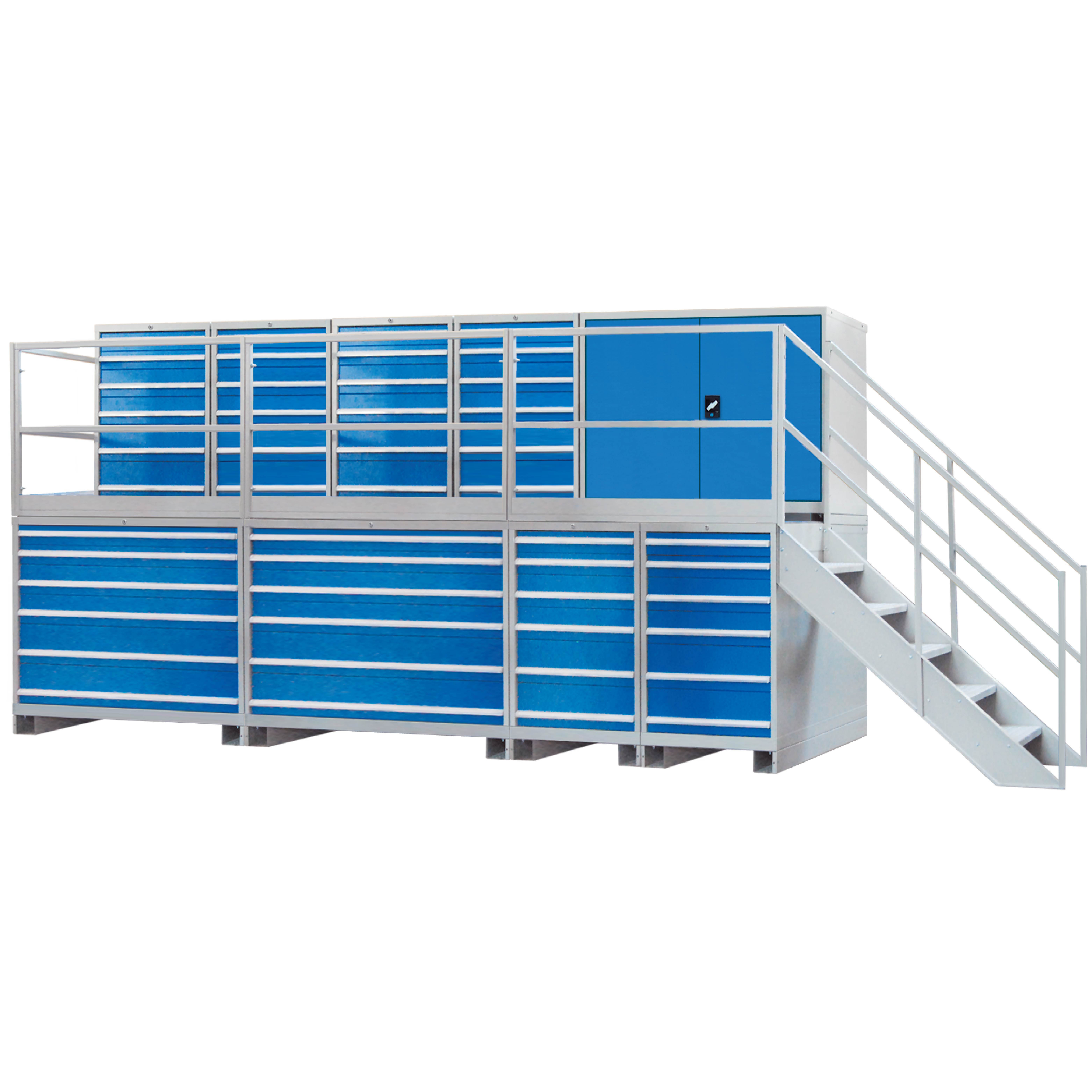 ROCKBEN - 45 Inch E101341 Stationary Modulare Drawer Cabinets Drawer Cabinets and storage cabinets 13