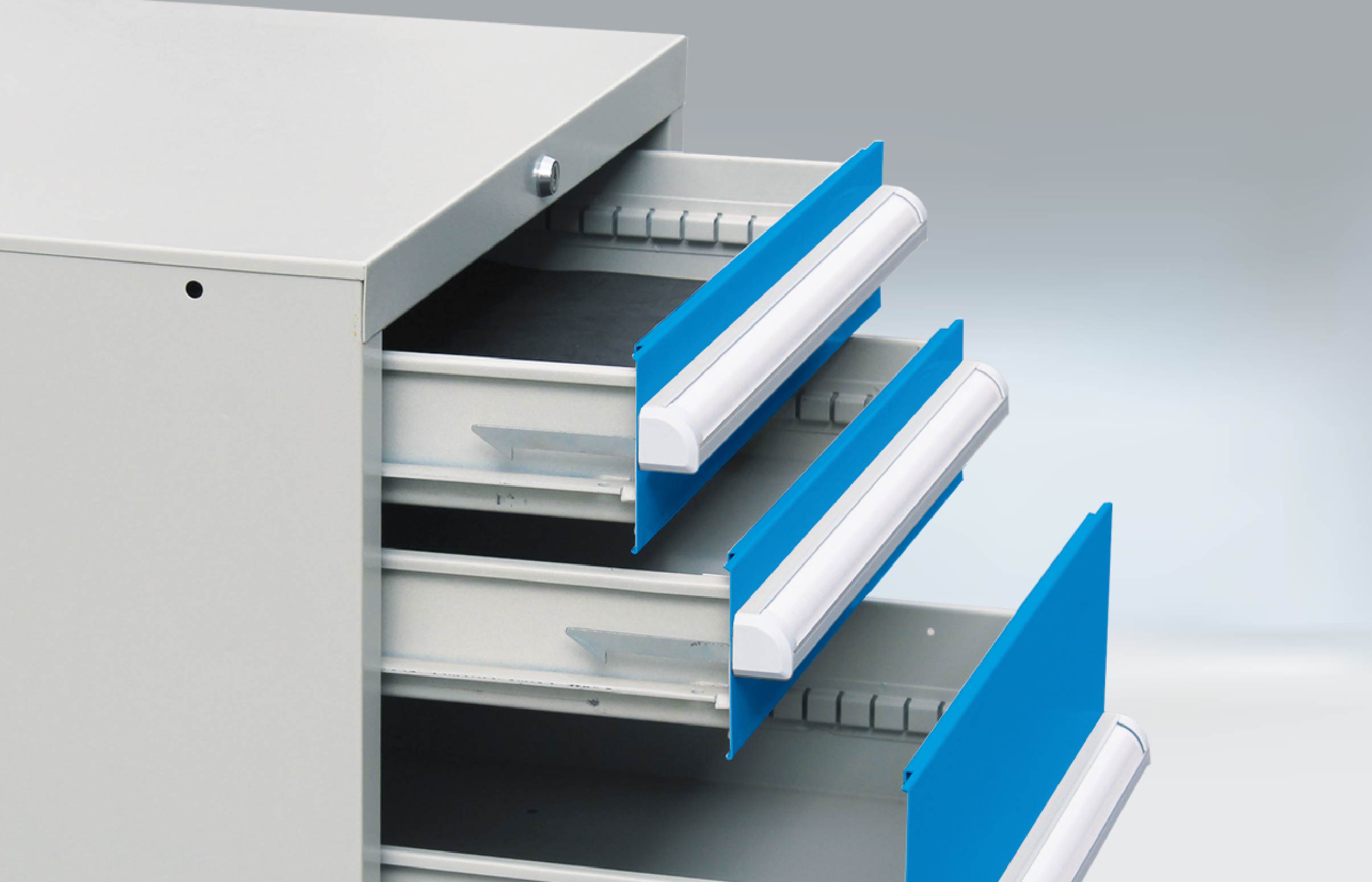 ROCKBEN - Popular Promotional Durable Gray Garage Tool Cabinet 7 Drawers Modular Tool Set Cabinet Drawer Cabinets and storage cabinets 12