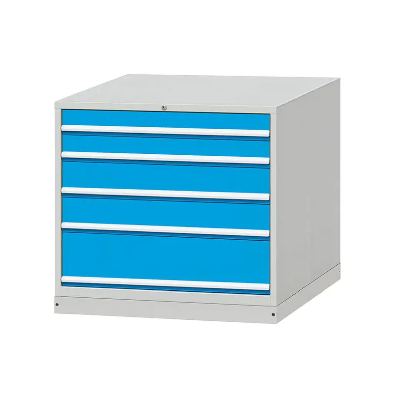 E101646-5B Competitive Presyo Pang-industriya Limang Drawers Blue Tool Chest para sa Pabrika 1