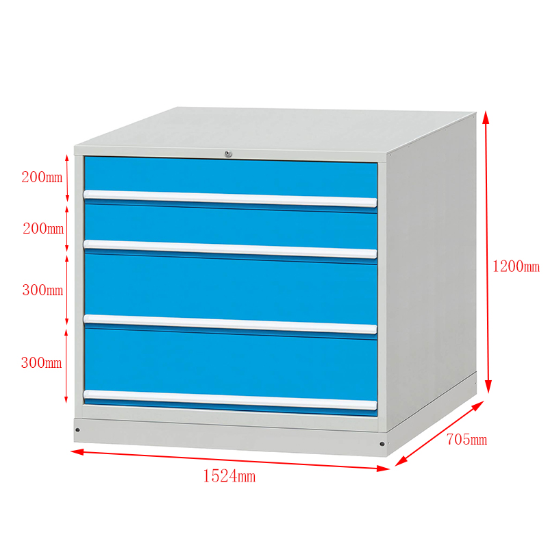 E101646-4B Factory customized Industrial four drawers tool box chest for sale 6