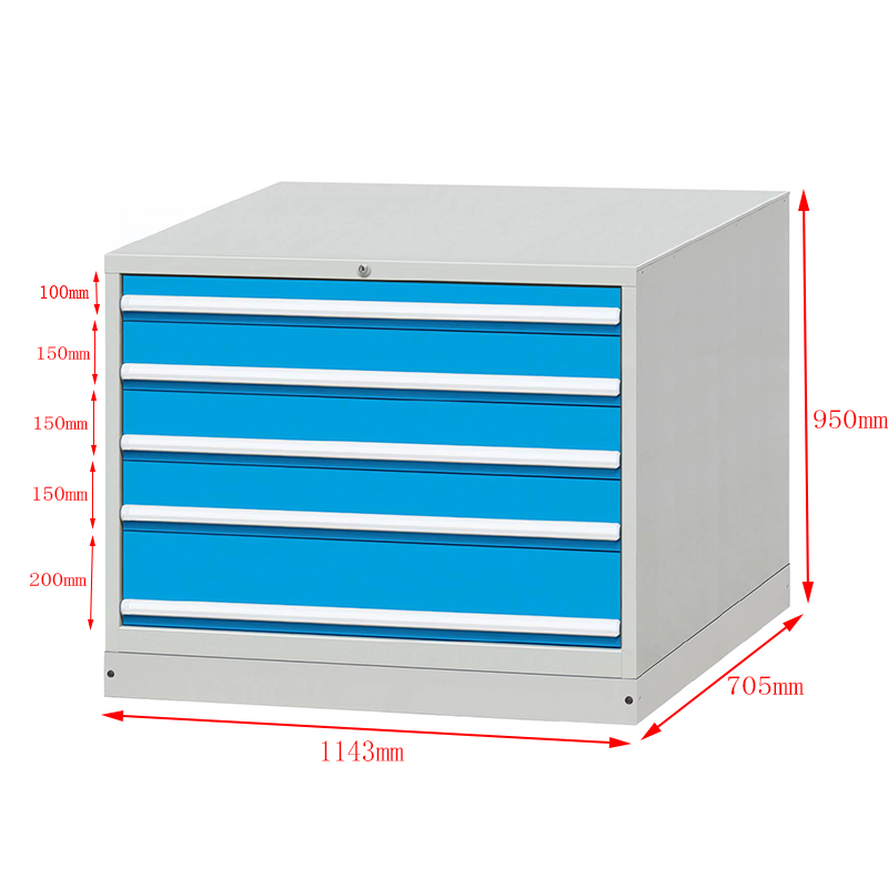 Durable 5-Drawer Tool Cabinet for Factories 7