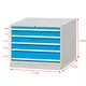 Durable 5-Drawer Tool Cabinet for Factories 2