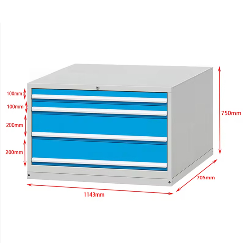 E101316-4A  Popular promotional   high  load   capacity   4  drawers   lockable  Industrial  tool  cabinet  for  factory 7