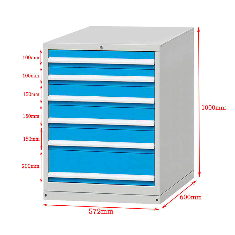 E100581-6A  Popular promotional   factory customized  6  drawer  metal garage steel tool storage cabinet  for  garage 5