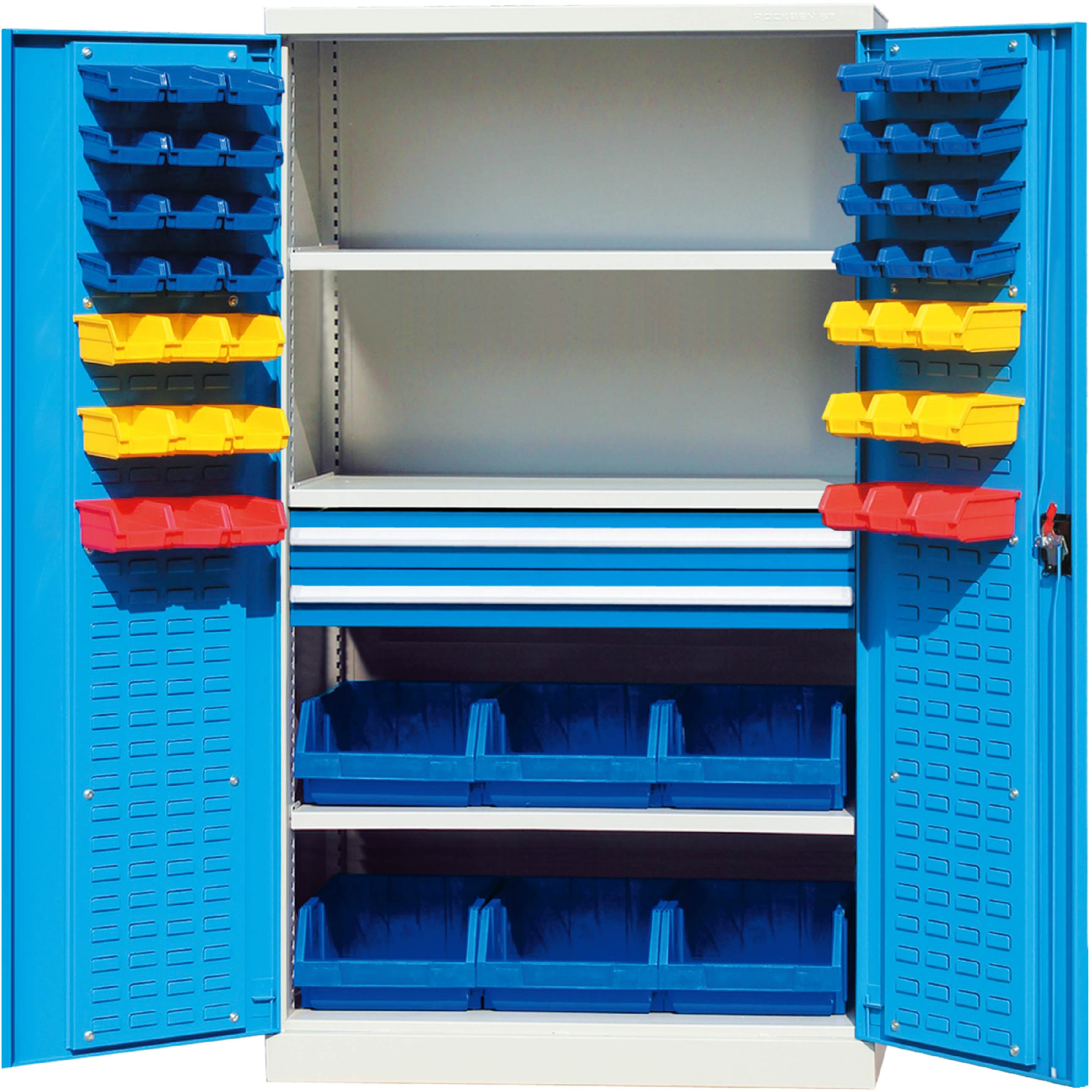 E136045-H180S Avansearre duorsume fabryk oanpast beskoattele Cabinet Aesthetics foar yndustriële garaazje 9