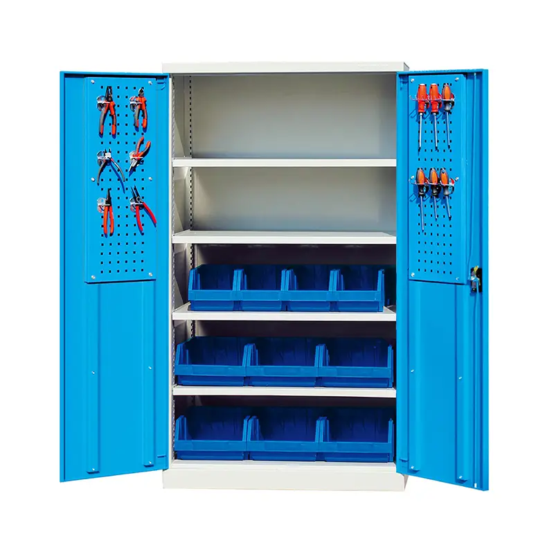 E136005-H180MK Multi-Purpose Cold Rolled Steel Plate Manufacturing Multi Shelves Storage Cabinet Para sa Garage 1