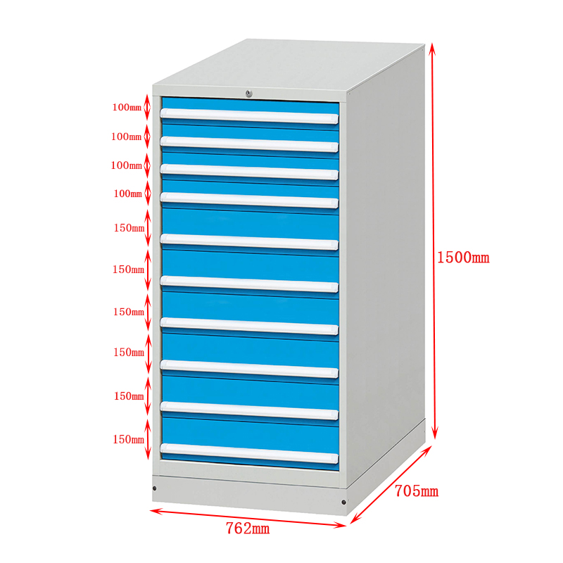 E100851-10A Featured Boutique Factory customized OEM&ODM multi drawers metal cabinet for storage 7