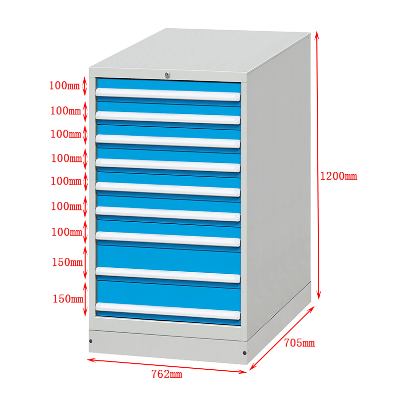 Steel Tool Cabinet with Heavy Load Capacity 8