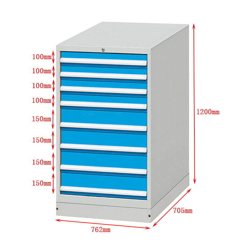 72 Inch Tool Cabinet: High-Quality Steel, 8 Drawers, 100kg Capacity 8
