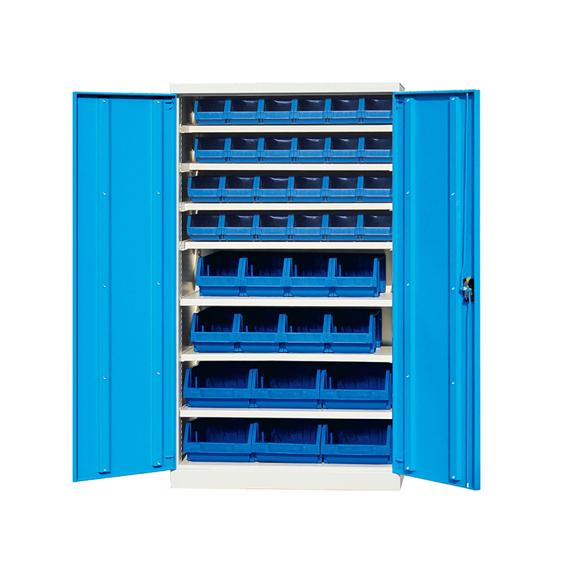 E136031-H180S  High reliability professional tools      multi layers  storage   cabinets  with   plastic   boxes 7