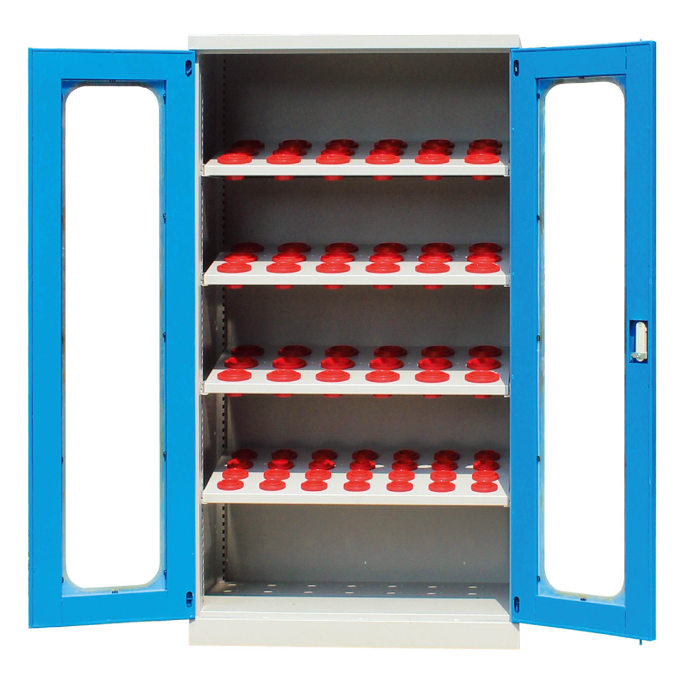 Large Capacity 2 Door Metal Tool Cabinet for Workshop or Garage by Rockben 14