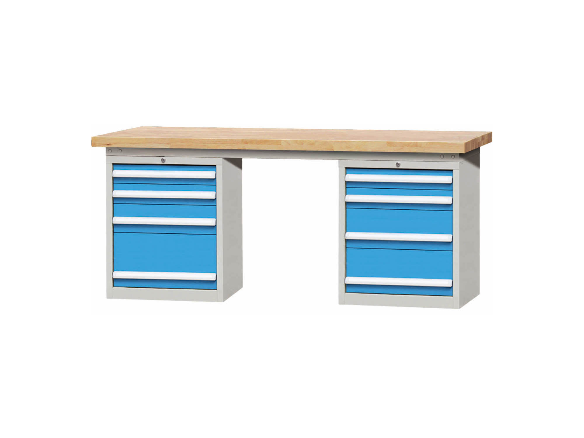 ROCKBEN - Factory Supply Stainless Steel Worktable With Drawer Cabinet For Pharmaceutical Workplace with light and pegboard Workbench And Workstations 14